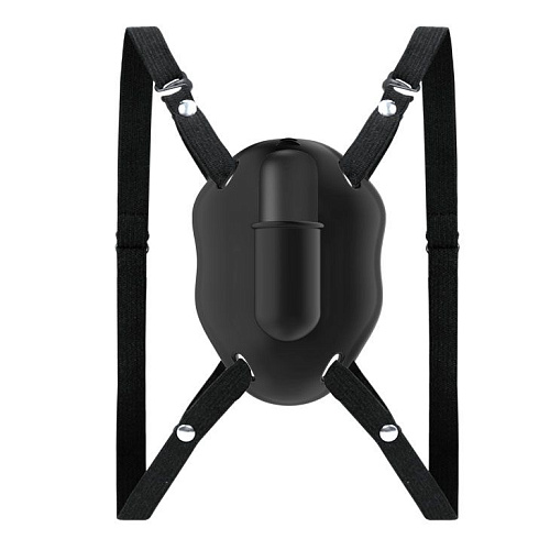 Чёрная вибробабочка на ремешках Baile Carter BI-014153-1