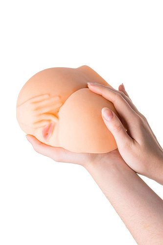 Нежная вагина телесного цвета и анус с вибрацией ToyFa 893012