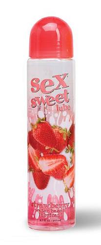 Вкусовой лубрикант с ароматом клубники Topco Sales Sex Sweet Lube 1035529 (197 мл)