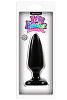 Средняя анальная пробка чёрного цвета NS Novelties Jelly Rancher Pleasure Plug Medium NSN-0450-33 (12,7 см)