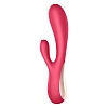 Красный вибратор-кролик с управлением через приложение Satisfyer Mono Flex J2018-87-1 (20,4 см)
