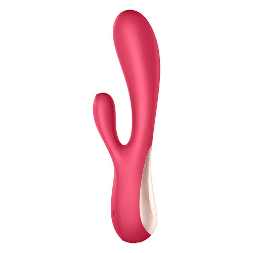 Красный вибратор-кролик с управлением через приложение Satisfyer Mono Flex J2018-87-1 (20,4 см)