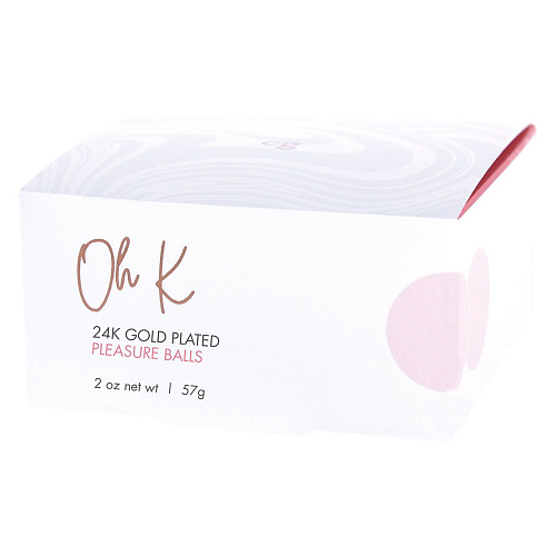 Вагинальные шарики с золотым покрытием CG 24К GOLD PLATED PLEASURE BALLS CGC7002-00