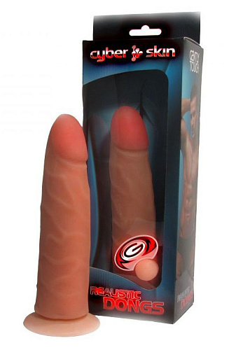 Телесный фаллоимитатор-реалистик с фиксацией LOVETOY (А-Полимер) 810406 (17 см)