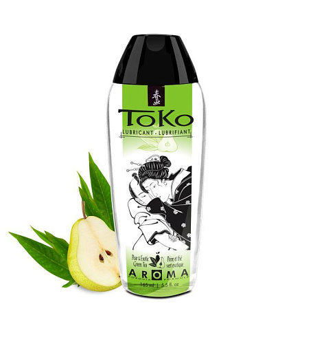 Интимный гель с ароматом груши и зелёного чая Shunga TOKO Pear Exotic Green Tea 6411 (165 мл)
