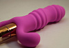 Розовый рельефный вибромассажёр для стимуляции точки G 4sexdreaM 47451 (12 см)