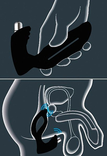 Стимулятор простаты чёрного цвета Joy Division Xpander X4+ Size M 17430