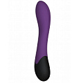 Фиолетовый вибратор для стимуляции точки G с нагревом Le Frivole Lynx 05494 (20,8 см)