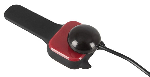 Чёрный вибромассажёр простаты с нагревом и ротацией Orion Prostate Plug 05940750000 (14,5 см)