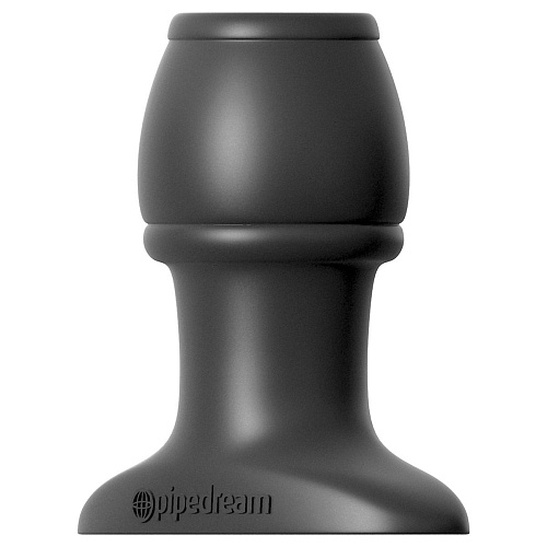 Открытая анальная пробка в чёрном цвете Pipedream Anal Fantasy Collection Open Wide Tunnel Plug PD4682-23 (7,2 см)