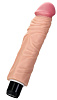 Телесный реалистичный многоскоростной вибратор Штучки-дрючки 690607 (22,5 см)