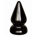 Чёрный анальный плаг LOVETOY (А-Полимер) MAGNUM 420000 (10 см)