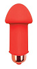 Красный силиконовый вибромассажёр Bior toys Sweet Toys ST-40121-3 (5 см)