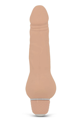 Расширяющийся книзу реалистичный вибратор с 7 режимами вибрации телесного цвета Seven Creations B0082Y4SPGAC (13 см)