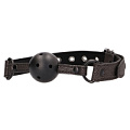 Серый кляп-шарик Shots Media BV Elegant Ball Gag OU246GRY
