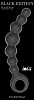 Чёрная упругая анальная цепочка Lola toys Flexible Wand 4202-01Lola (18 см)