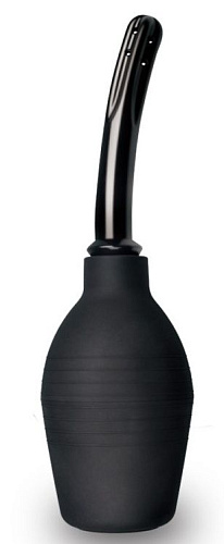 Чёрный анальный душ Lovetoy Bondage Fetish Deluxe Douche LV1666