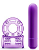 Фиолетовое эрекционное виброкольцо Blush Novelties Couples Play Vibrating Cock Ring BL-77901