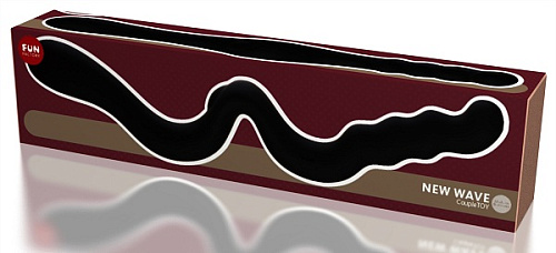 Чёрный дилдо для лесбийских игр Fun Factory New Wave 25308