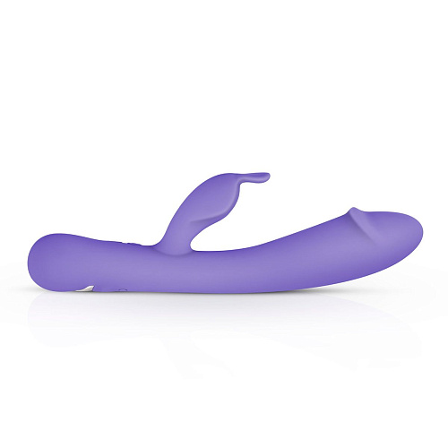 Фиолетовый вибратор-кролик EDC Wholesale Trix Rabbit Vibrator GVO005 (22,5 см)
