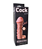 Фаллоудлинитель телесного цвета с кольцом LOVETOY (А-Полимер) COCK size M 692203 (15 см)
