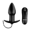 Чёрная анальная вибро-пробка с дистанционным управлением Pipedream Anal Fantasy PD4616-23
