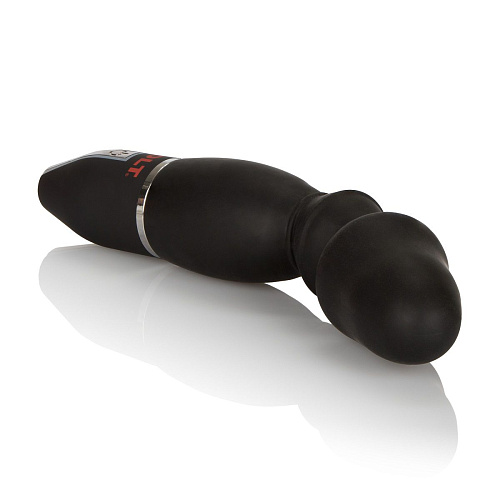 Чёрный рельефный вибромассажёр California Exotic Novelties COLT FLEXER SE-6908-03-2 (17 см)
