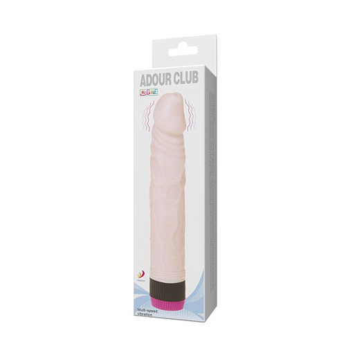 Вибромассажёр розового цвета Baile BW-001081-1002S (22,5 см)