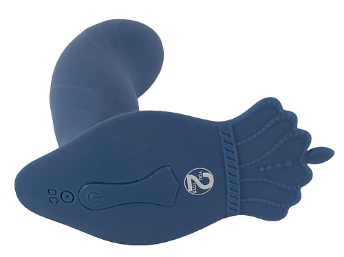 Синий вибростимулятор простаты Orion Vibrating Butt Plug 05948900000 (11,7 см)