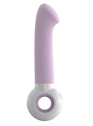 Розово-белый водонепроницаемый вибратор для G-стимуляции Odeco O-zone OD-6002GS PINK/WHITE (18 см)