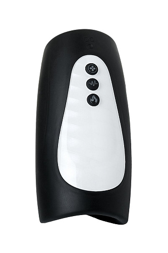 Вибромастурбатор чёрного цвета D-PENG Aircraft Cup D-PENG DP-18001