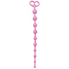 Розовая анальная цепочка из 10 звеньев Toyz4lovers ANAL JUGGLING BALL SILICONE T4L-00700913 (33,6 см)