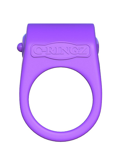 Фиолетовое эрекционное кольцо с подхватом мошонки Pipedream Silicone Duo-Ring PD5809-12