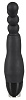 Чёрный анальный вибратор Orion Vibrator with small balls 0585840 (22 см)