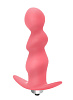 Розовая анальная пробка с вибрацией Lola toys Spiral Anal Plug 5005-01lola (12 см)