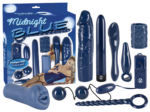 Синий эротический набор Orion Midnight Blue Set 05621810000