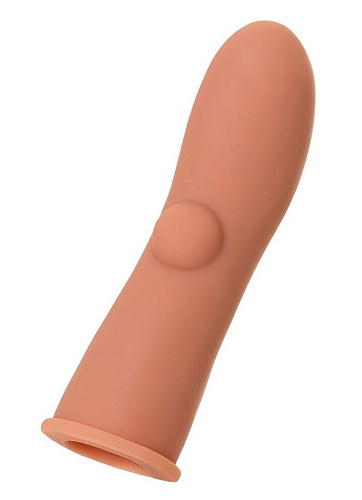 Насадка на фаллос телесного цвета с имитацией пирсинга KOKOS Extreme Sleeve 001 ES.001-S (12,7 см)