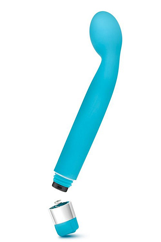 Голубой вибромассажёр Blush Novelties SCARLET G BN-32262 (21 см)