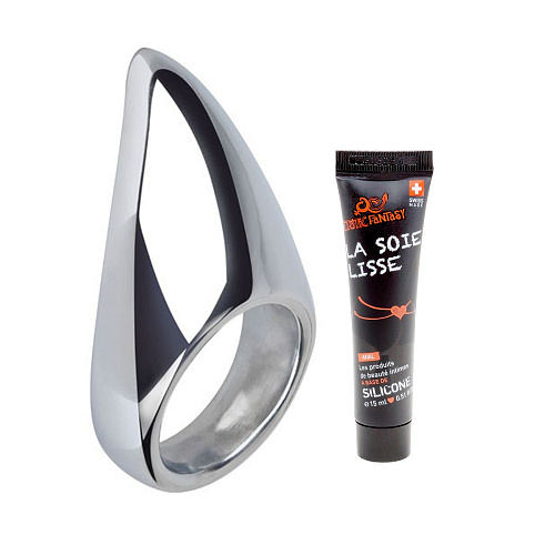 Большой тидроп и анальный лубрикант на силиконовой основе Erotic Fantasy Smart Set №28