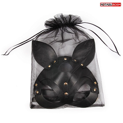 Чёрная маска с ушками и заклепками Bior toys NTB-80651