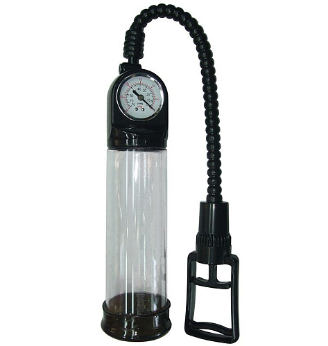 Прозрачная вакуумная помпа с манометром Dream Toys 20007