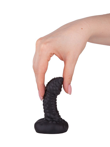 Чёрный плаг-массажёр для простаты LOVETOY (А-Полимер) 429200 (7,2 см)
