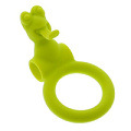 Зелёное эрекционное кольцо с вибрацией Dream Toys NEON FROGGY STYLE VIBRATING RING 20925