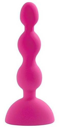 Розовый анальный вибростимулятор Howells Anal Beads S 189021pink (14,5 см)