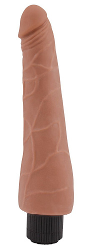 Кофейный вибратор-реалистик Chisa Flirtation CN-711702389 (24 см)