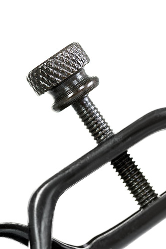 Чёрно-золотистые зажимы для сосков ToyFa Theatre 705001