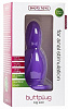 Большая фиолетовая анальная втулка Shots Media BV Big Buttplug SHT117PUR (13 см)