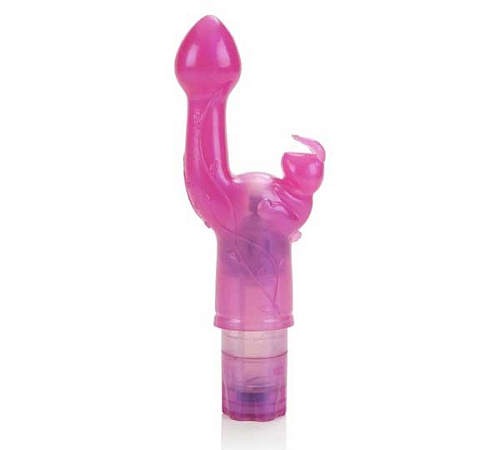 Розовый вибромассажёр California Exotic Novelties Bunny Kiss SE-0782-15-3