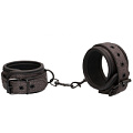 Серые наручи на карабинах Shots Media BV Elegant Hand Cuffs OU245GRY