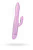 Розовый вибратор с клиторальным стимулятором OVO K7 PINK